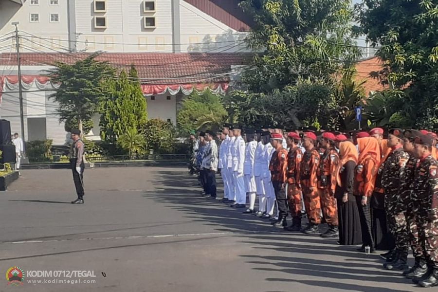 Dandim Tegal Ikuti Upacara Bendera Peringatan Hari Lahir Pancasila Tahun 2023 Tingkat Kota Tegal