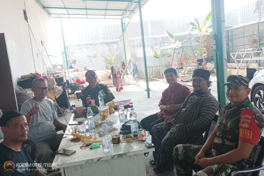 Danramil Talang Laksanakan Komsos Dengan Tokoh Masyarakat