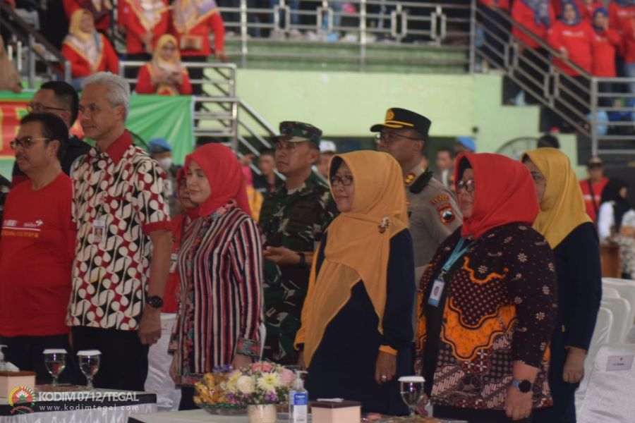 Dandim Tegal Bersama Forkopimda Dampingi Kunker Gubernur Jateng