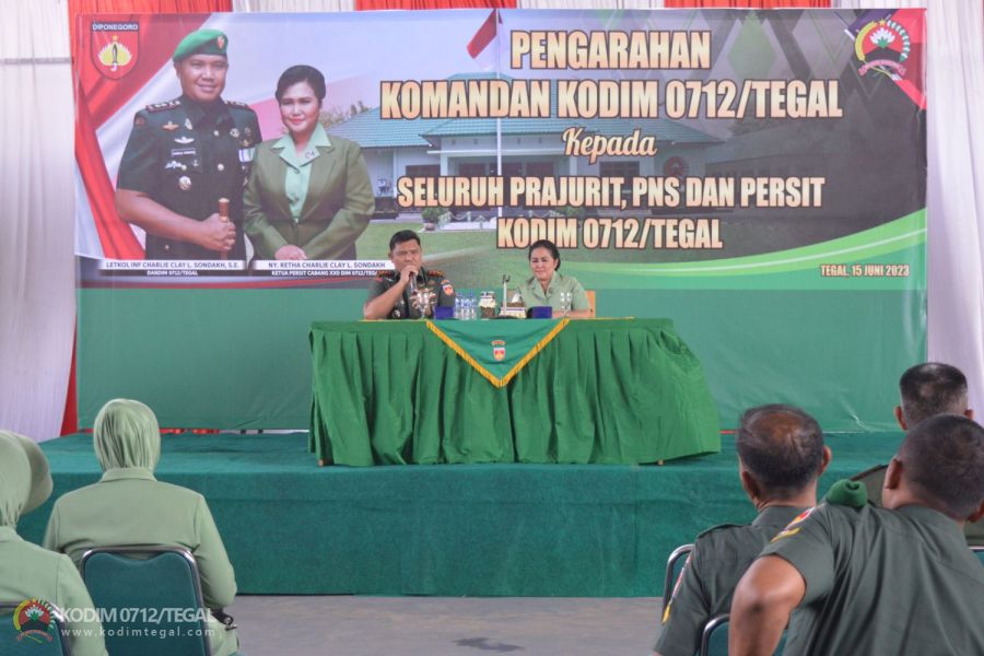 Dandim 0712 Tegal, Berikan Jam Komandan