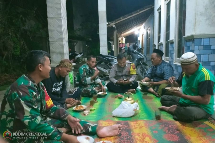 Babinsa Hadiri Acara Tasyakuran Warga di Desa Binaan