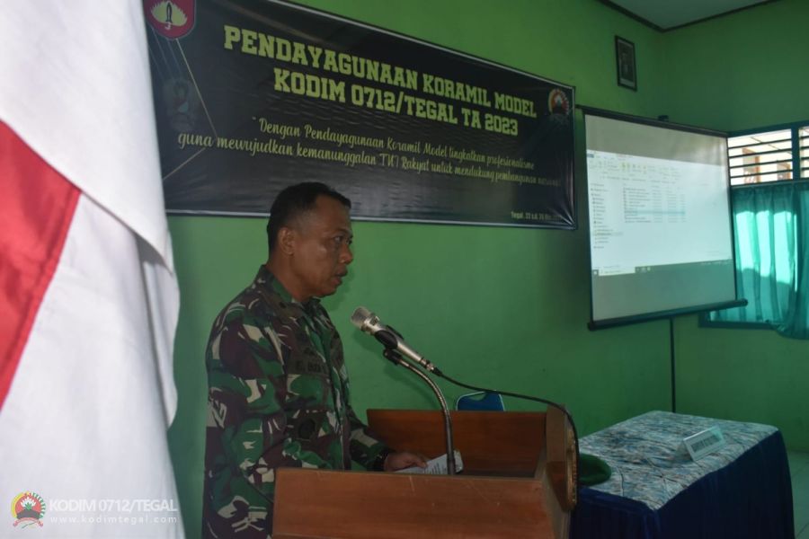 Pemberdayaan Koramil Model di Kodim 0712 Tegal Resmi Dibuka