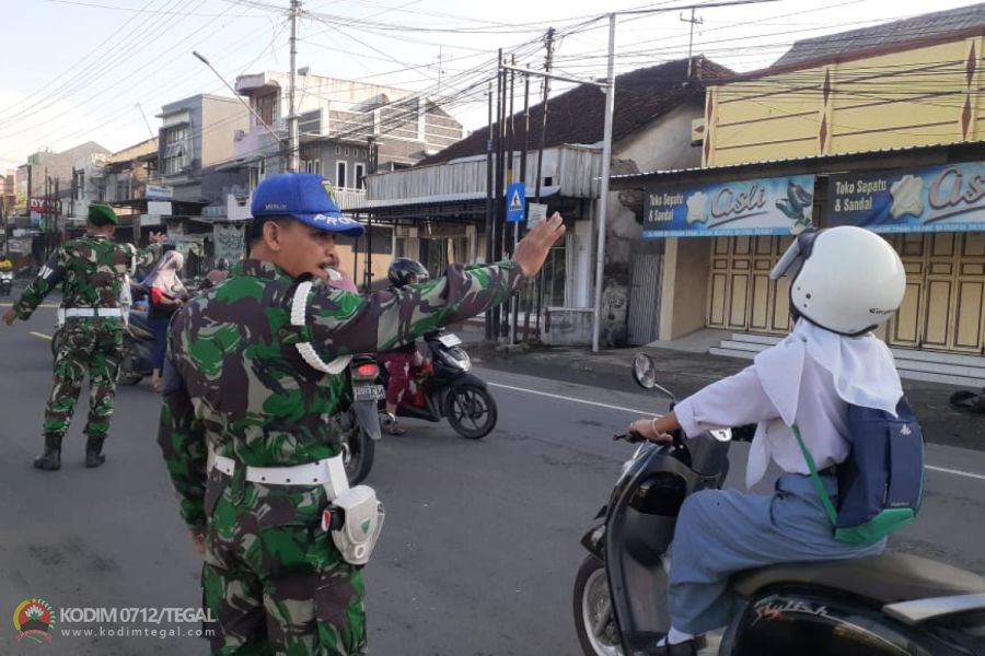Peran penting Provost Kodim 0712 Tegal Dalam Berikan Pengamanan di Home Base