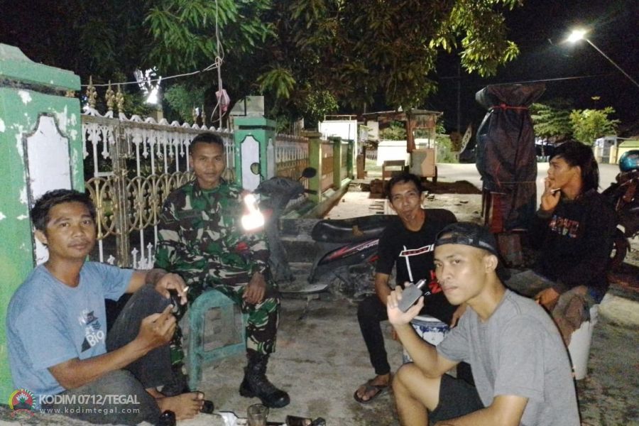 Melalui Giat Komsos Babinsa Kodim 0712 Tegal Ciptakan Situasi Yang Baik Dengan Warga Binaan