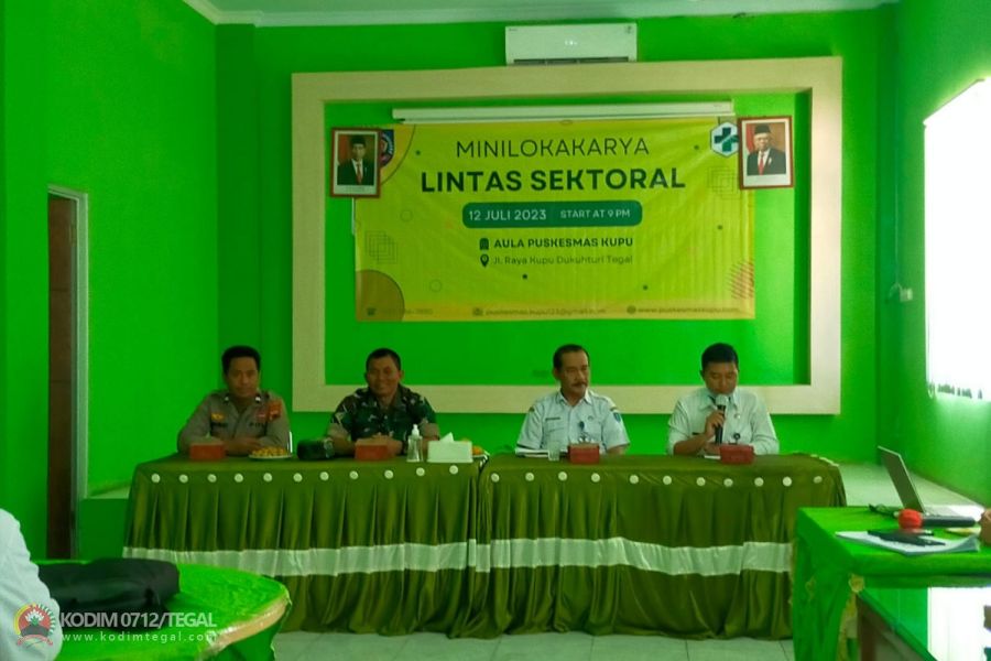 Danramil Dukuhturi Kodim 0712 Tegal Hadiri Loka Karya Mini Terkait Stunting