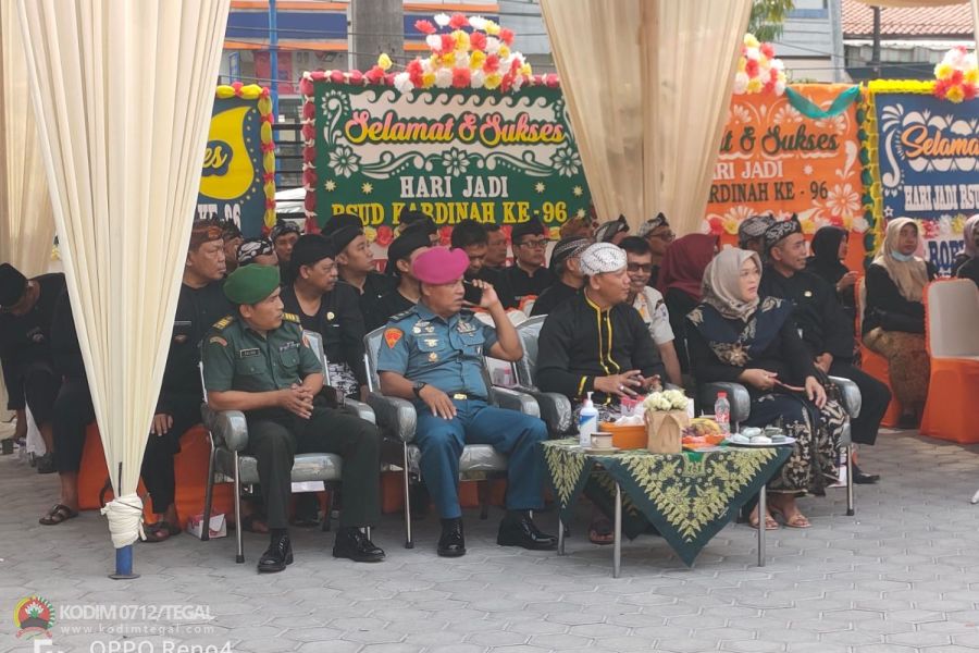 Wakili Dandim, Pabung Kodim 0712 Tegal Hadiri Apel Bersama Peringatan HUT Ke-96 RSUD Kardinah