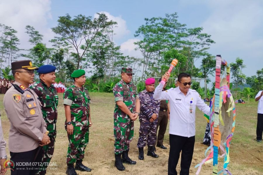 Pembukaan TMMD Sengkuyung Tahap I 2023 Di Wilayah Kodim 0712 Tegal
