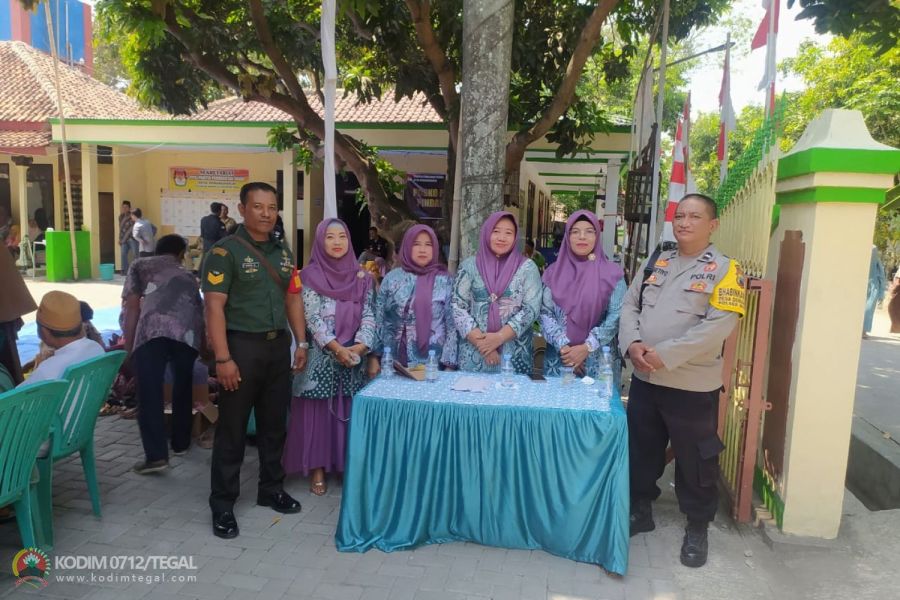 Babinsa Warureja Monitoring Pengajian Dan Silaturahmi Tim Pengerak PKK Kabupaten Tegal Tahun 2023