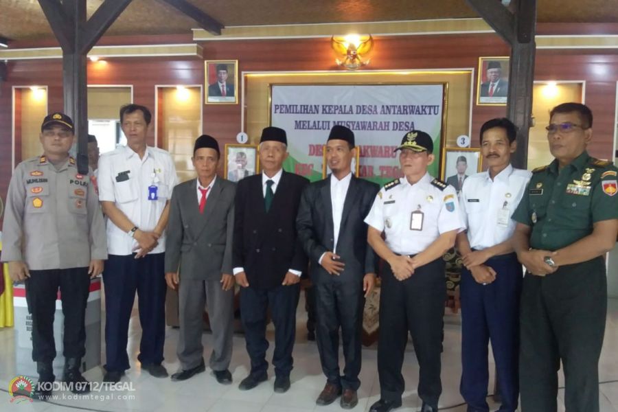 Danramil Tarub Hadiri Pemilihan Kepala Desa PAW Bulakwaru