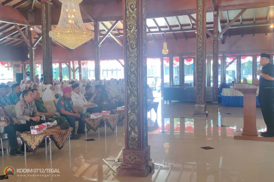 Kasdim Tegal Hadiri Acara Pelepasan Jamaah Calon Haji Kota Tegal Tahun 2023