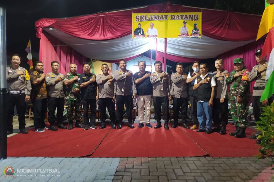 Danramil Tegal Barat Hadiri Lomba Satkamling Tingkat Polda Jateng Tahun 2023