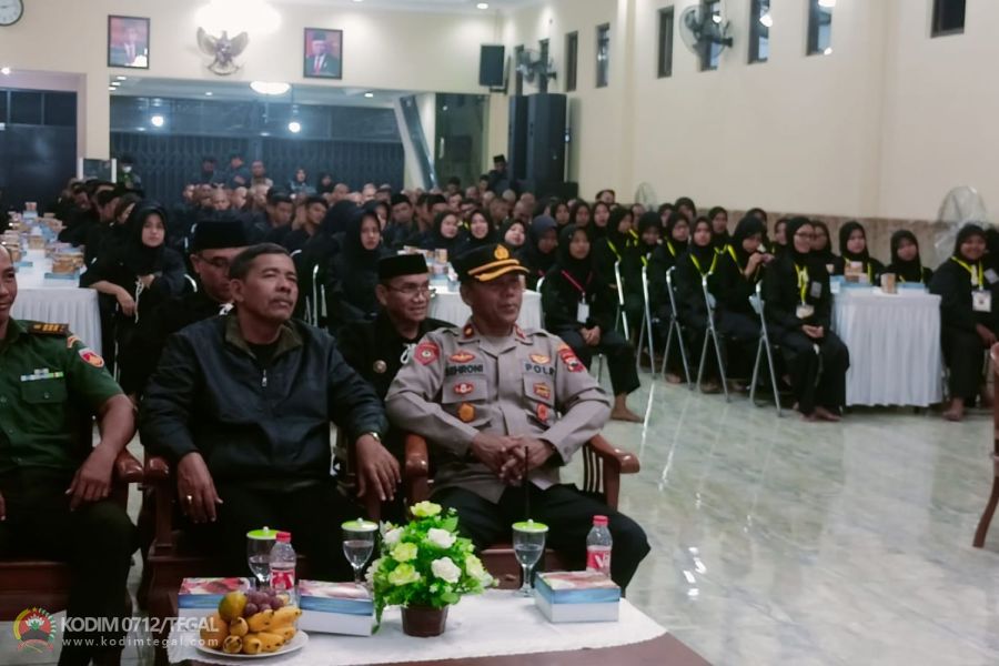 Danramil Tegal Selatan Hadiri Undangan Pengesahan Warga Baru PSHT Cabang Kota Tegal