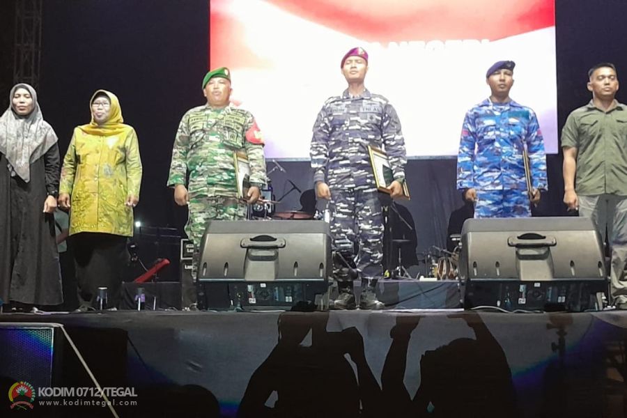 Kodim 0712 Tegal Gelar Pesta Rakyat HUT TNI Ke -78 dan HUT Kodam IV/DIP ke-73 Tahun 2023