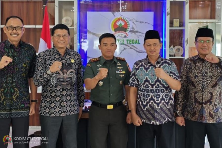 Jalin Sinergitas, Pimpinan DPRD Sambangi Kodim 0712 Tegal