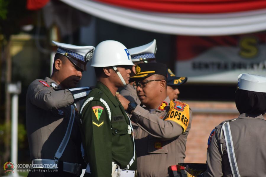 Dandim 0712 Tegal Ikuti Apel Gelar Patuh Candi 2024 Di Wilayah Hukum Polres Tegal
