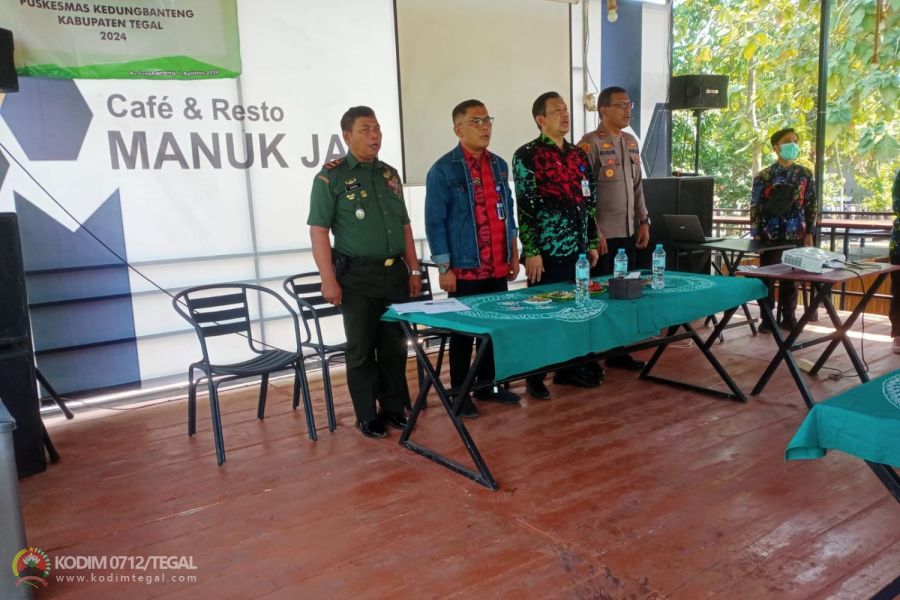 Danramil Kedungbanteng Hadiri Rapat Lintas Sektoral Bidang Kesehatan
