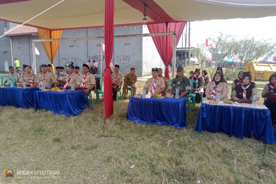 Danramil Slawi Hadiri Pembukaan Jambore Kwaran Kecamatan Slawi