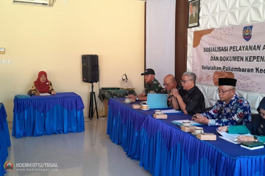 Serda Hendri Susanto Hadiri Sosialisasi Administrasi Dan Dokumen Kependudukan Kelurahan Pakembaran