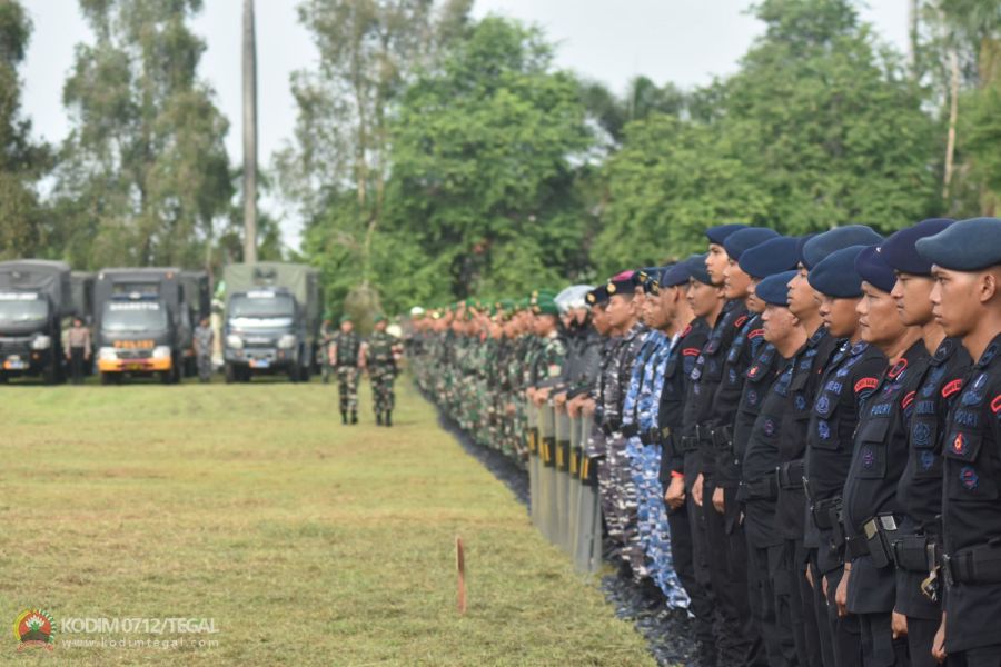 Apel Kesiapsiagaan Pengamanan Pemilu 2024 Tingkat Wilayah Eks Karesidenan Pekalongan