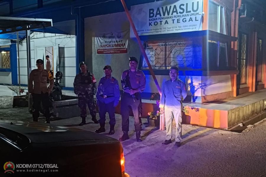 Patroli Gabungan 3 Pilar, Wujud Komitmen Jaga Kamtibmas Jelang Pemilu 2024