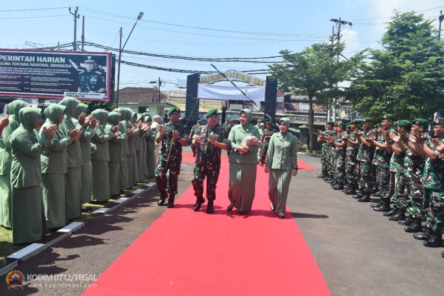 Kunjungan Kerja Perdana Danrem 071 Wijayakusuma Di Kodim 0712 Tegal