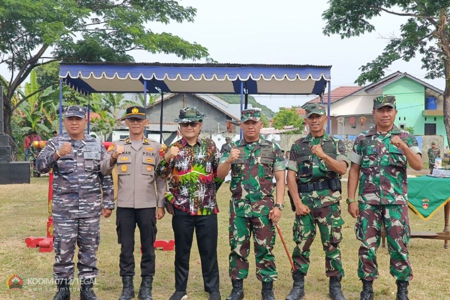 Dandim Tegal Pimpin Upacara Penutupan TMMD Sengkuyung Tahap III Tahun 2024 Wilayah Kabupaten Tegal