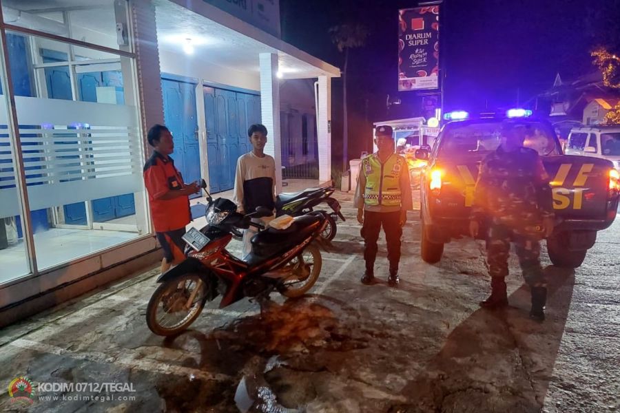 Patroli Obyek Vital Sinergitas Koramil dan Polsek Jatinegara, Ciptakan Situasi Kamtibmas Yang Aman
