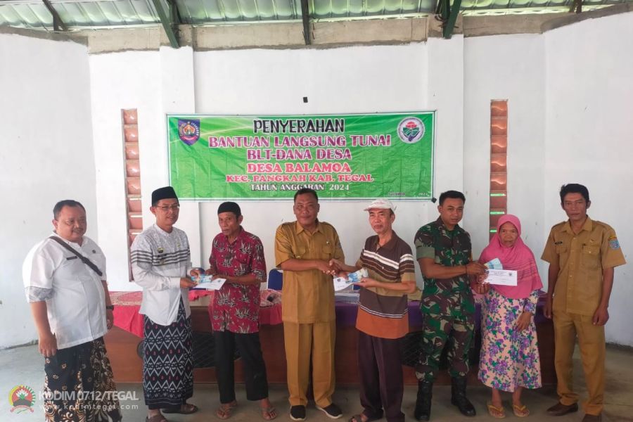 Serda Kunito Lakukan Pendampingan Penyaluran BLT DD Desa Balamoa