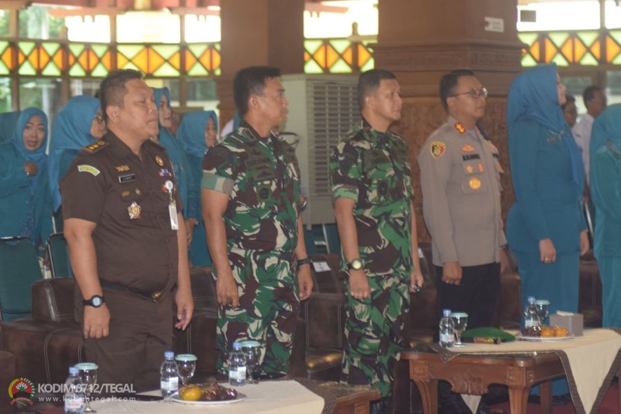 Dandim 0712 Tegal Hadiri Sertijab Bupati Tegal