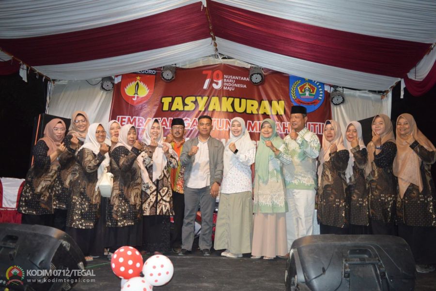 Tasyakuran Jembatan Gantung Merah Putih Desa Banjaragung Kecamatan Warureja Kabupaten Tegal