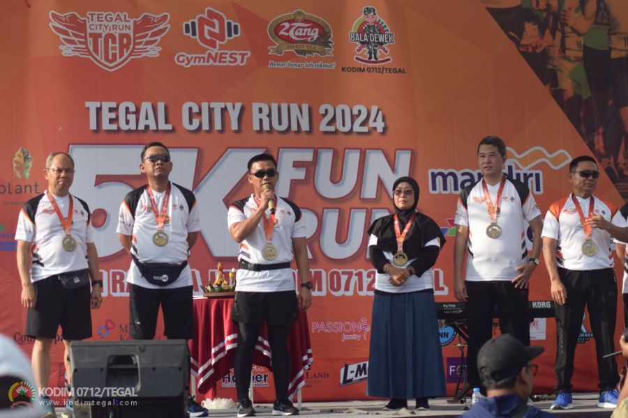 Tegal Fun Running Meriahkan Acara Jelang HUT Ke � 73 Kodim 0712 Tegal Tahun 2024