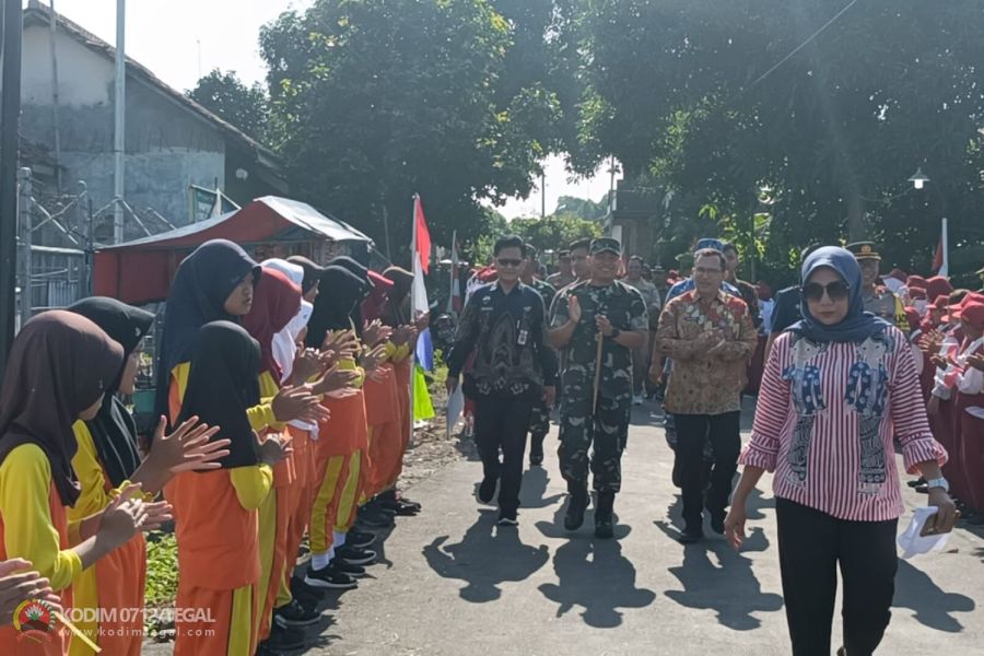 Kodim 0712 Tegal Gelar Upacara Pembukaan TMMD Sengkuyung Tahap I Tahun 2024