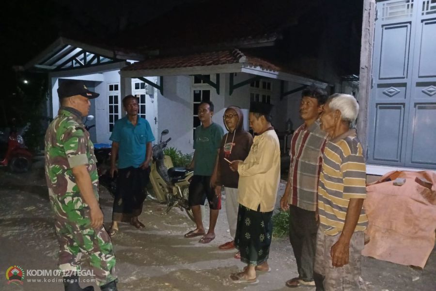 Pantau Situasi, Pelda Saiful Laksanakan Patrol Wilayah Binaan