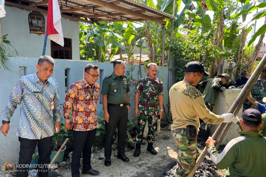 Awasi Secara Langsung, Tim Wasev Kodam IV Diponegoro Cek Sasaran TMMD Sengkuyung Kodim Tegal