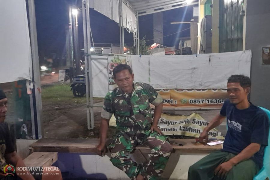 Babinsa Koramil Pangkah Sambangi Warga Untuk Silaturahmi