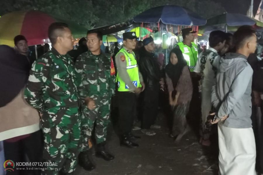 Babinsa Koramil 19/Bumijawa Bantu Pengamanan Pengajian umum