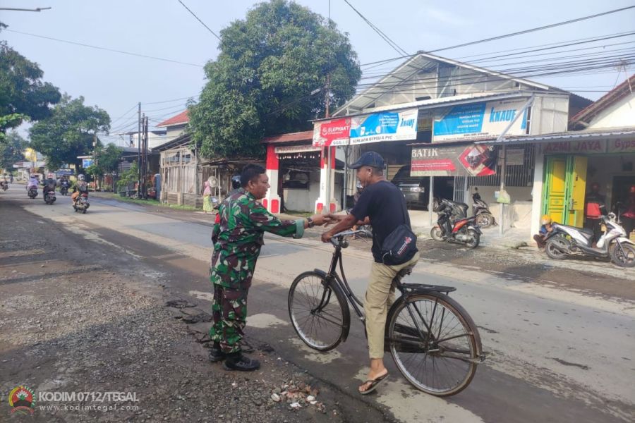 Jumat Berkah Koramil 11 Pangkah Kodim 0712 Tegal