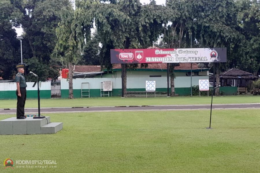 Pabung Kodim 0712 Tegal Pimpin Upacara Bendera 17 Desember 2024
