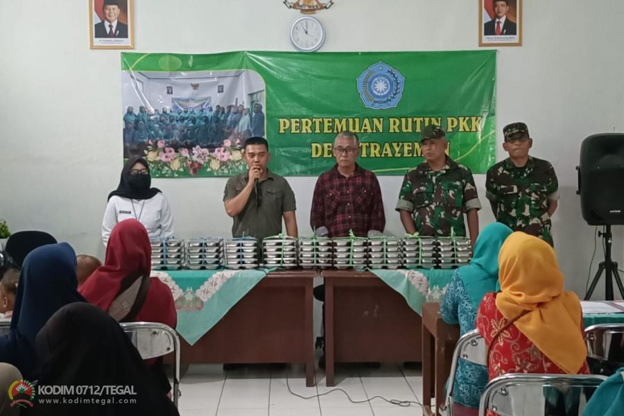 Dandim Tegal Dampingi Uji Coba Pendistribusian Makanan Bergizi