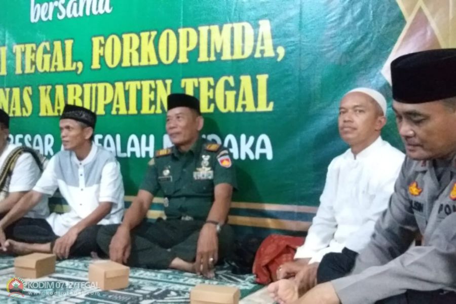 Danramil Tarub Ikuti Safari Ramadhan Bersama Pj Bupati Tegal