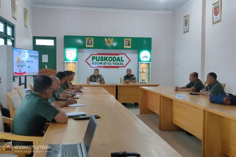 Tim Was Audit Itdam IV Diponegoro Kunjungi Kodim 0712 Tegal