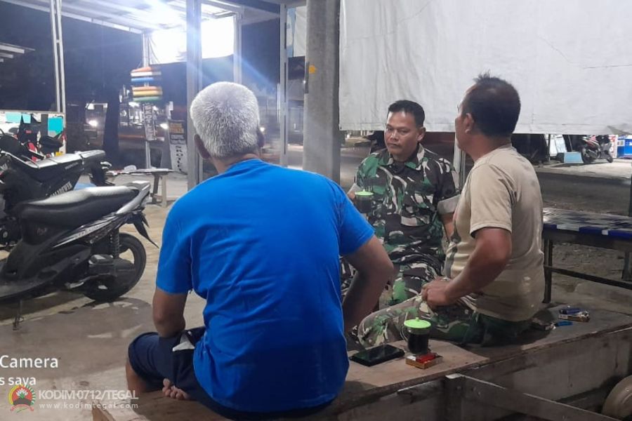 Babinsa Koramil Pangkah Laksanakan Komsos Dengan Warga Binaan