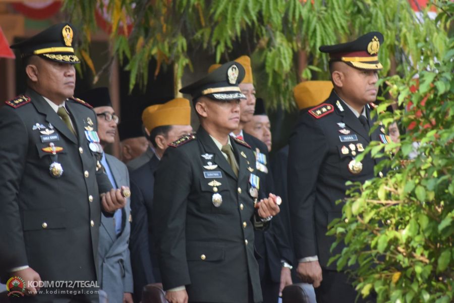 Dandim Tegal Bersama Forkopimda Hadiri Upacara Peringatan HUT RI Ke-79 Tahun 2024