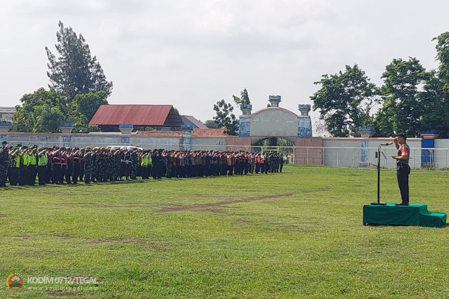 Apel Gelar Pam VVIP Dalam Rangka Kunjungan Presiden RI Ke Kota dan  Kabupaten Tegal