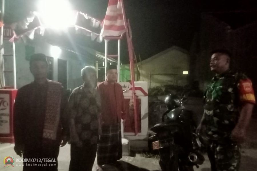 Babinsa Koramil Slawi Jaga Silahturahmi Dengan Warga Binaan