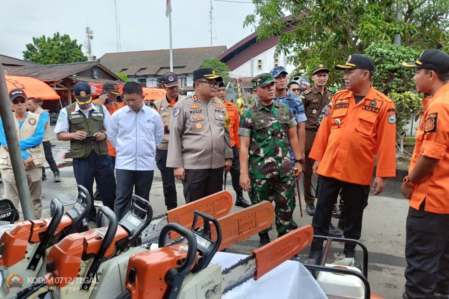 Forkopimda Kota Tegal Cek Kesiapan  Penanggulangan Bencana
