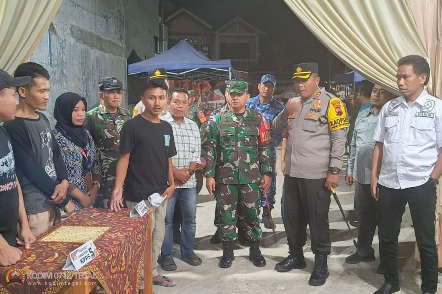 Cipta Kondisi, Kodim Dan Polres Tegal Gelar Patroli Skala Besar Pilkada Serentak Tahun 2024