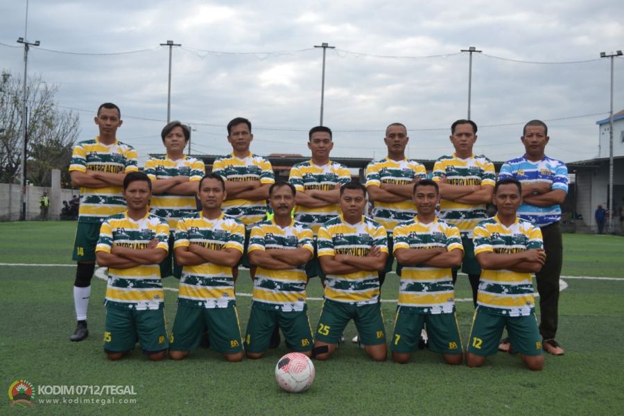 Meriahkan Hari Bhayangkara Ke-78, Dandim Tegal Ikuti Fun Mini Soccer