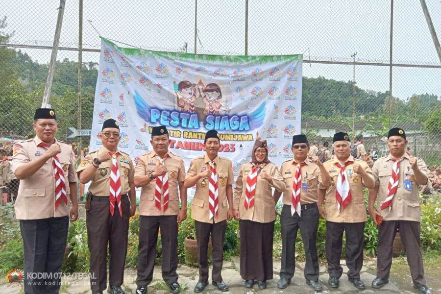 Danramil Bumijawa Hadiri Pembukaan Pesta Siaga Kwartir Ranting Bumijawa