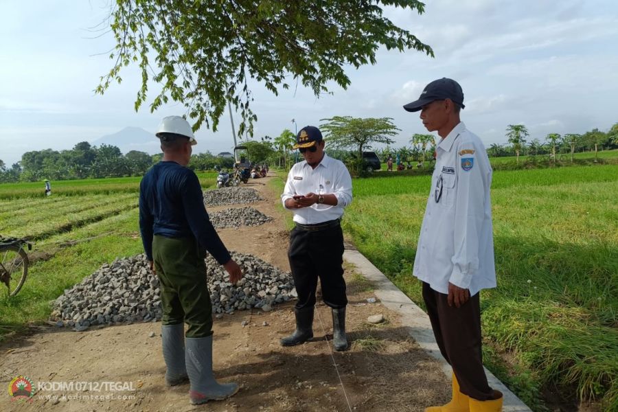 Sekdes Kesadikan Pantau Progres Pra TMMD
